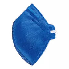 Kit 50 Máscaras Proteção Respirador Pff2 N95 Sem Válvula Cor Azul