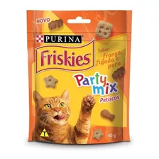 Friskies Party Mix Petisco Gatos Ad Fgo, Fígado E Peru 40g