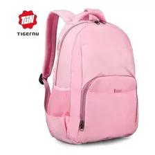 Mochila Escolar Impermeable Tigernu Antirobo T-b3836 Color Rosa