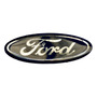 Emblema Ford Original 17.5cm X 7cm Con Base De Rayas