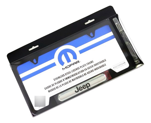 Porta Placa Negro Logo Jeep Liberty Jeep 02/13 Foto 3