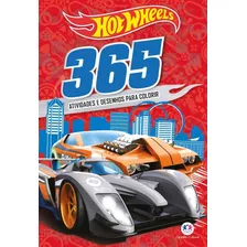 Livro Hot Wheels 365 Atividades E Desenhos Para Colorir