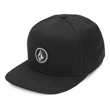 Volcom Boys Quarter Snapback Hat, Negro 1, Talla Única