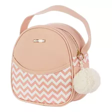  Bolsa Necessaire Bebê Maternidade P Coleção Chevron Rose