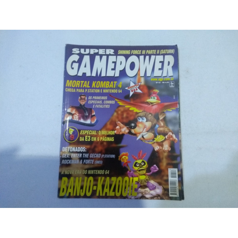 Revista Detonado Banjo Kazooie Nintendo