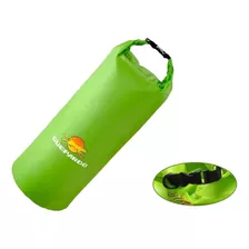 Saco Estanque Lona Resistente Impermeável Keep Dry 20l Verde