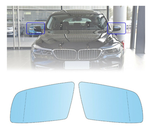 Espejos Retrovisores Azules Con Calefaccin Para Bmw Serie 5 Foto 9