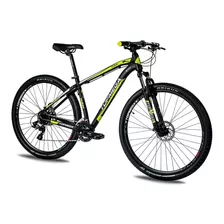 Mountain Bike Topmega Thor R29 20 24v Frenos De Disco Mecánico Cambios Shimano Tourney Tx Y Shimano Tourney Ty700 D/tiro Index Color Negro 