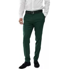 Pantalon Hombre Jean Verde Bosque