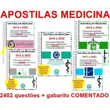 Vestibular Medicina 2402 Questões + Resolução Comentada