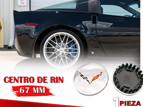 Par De Centros De Rin Chevrolet Corvette 67 Mm