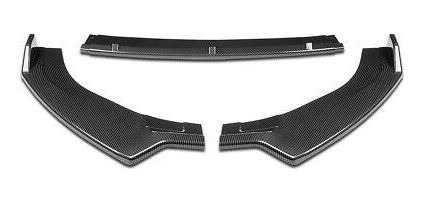 [3pcs] For 14-20 Vw Golf Carbon Fiber Look Front Bumper Spd1 Foto 2