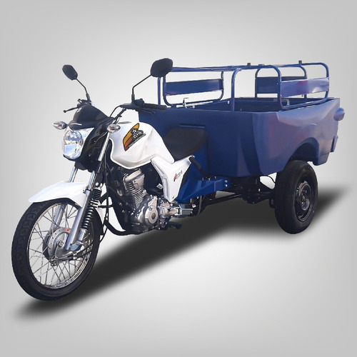 Triciclo Fusco 8 - Caçamba Polietileno - Transporta 300kg