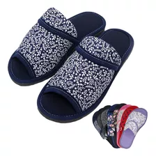 Pantufa Feminina Chinelo Algodão Antiderrapante Maternidade