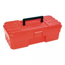 Caja De Herramientas De Plastico Akro-mils 12 Pulgadas Roja