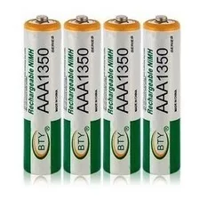 Pack 4 Pilas Aaa Recargables Bty 1350mah Nimh 