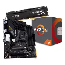 Kit Asus Tuf Gaming B550m-plus + Ryzen R5 5600gt + 8 Gb 3200