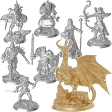 Kit Jogo Rpg Miniaturas Lote Dragão Dnd Mesa Dragão Dungeons