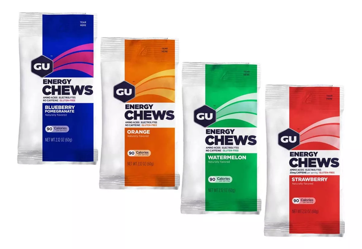 Gu Energy Chews Gomitas - 2 Paquetes