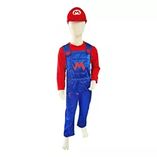 Disfraz De Mario Bros Traje Mariio Y Luigi Cosplay Para Niños