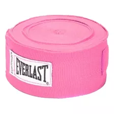 Par De Vendas Everlast 305cm Boxeo C/ Enganche Pulgar El Rey Color Rosado