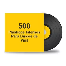 500 Plásticos Internos. Proteção Para Lp Disco De Vinil