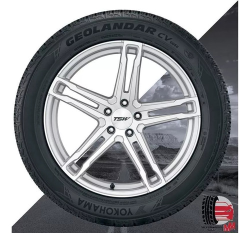 2 Llantas Yokohama 235/55r18 100v Geolandar Cv G058 Pp Foto 2