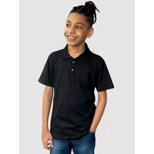 Quite Com 3 Camiseta Polo Para Menino De Algodão