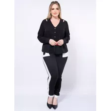 Camisa Plus Size Recorte Ombro