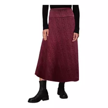 Falda Larga Maxi Falda Para Otoño E Invierno Mujer