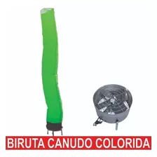 Biruta Canudo Verde 3 Metros C/ Motor 12x S/ Juros