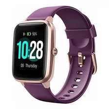 Smartwatch Reloj Inteligente, Con Monitor Cardíaco Purpura