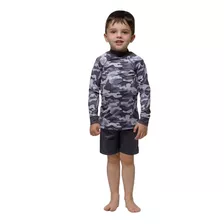 Conjunto Infantil Proteção Solar Uv 50+ Camisa E Short