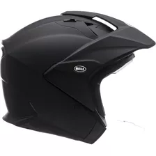 Bell Mag-9 - Casco De Motocicleta De Cara Abierta (negro Mat