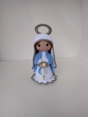 Nossa Senhora Das Graças Em Crochê Amigurumi