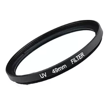 Filtro Uv 49mm Para Lentes Fotográficos