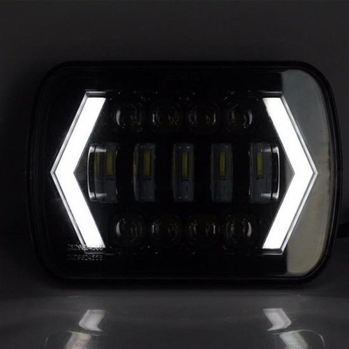 Faro Led 5x7 6x7 Hilux Cherokee Wrangler Chevrolet S10 D21 Foto 6