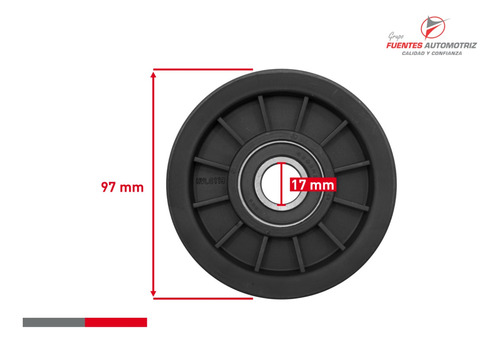 Polea Loca Accesorios Para Jeep Comanche 2.5 De 1987 A 1992 Foto 2