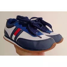 Zapatillas Tommy Hilfiger Para Niño , Nuevas Y Originales 