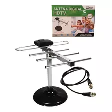 Kit Antena Tv Digital Interna/externa Prova Agua Com 5m Cabo