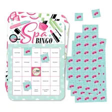 ~? Big Dot Of Happiness Spa Day - Bingo Cards And Markers - 