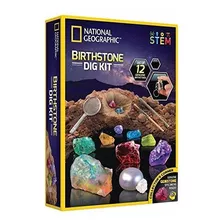 Juego De Ingenio National Geographic Birthstone Dig Kit - St