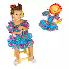 Vestido De Caipirinha Infantil Babado