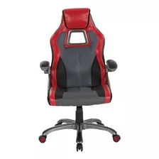 Silla Gamer Race Osp Designs En Cuero Bonded Color Rojo