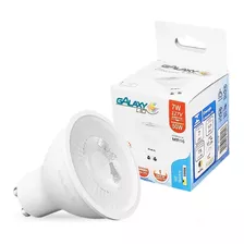 Lâmpada Led Dicroica Mr16 7w Gu10 6000k Branco Frio