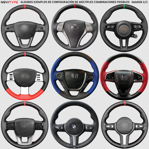 Funda Cubre Volante Honda Civic Crv 2015-2022 Piel Real Lisa Foto 9