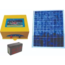Impulsor Cerca Electrica Kit Solar 80 Kms 12v Bateria Inclui