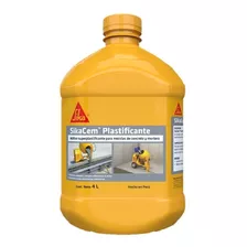 Aditivo Plastificante De Concreto Sikacem Plastificante 4 L