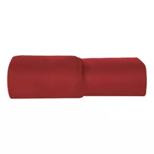 Lençol Avulso Cama Box Casal Com Elástico 400 Fios Luxo Cor Vermelho Desenho Do Tecido Liso