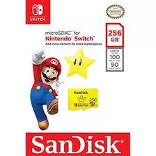 Memoria Micro Sd Nintendo Switch Sandisk 256 Gb